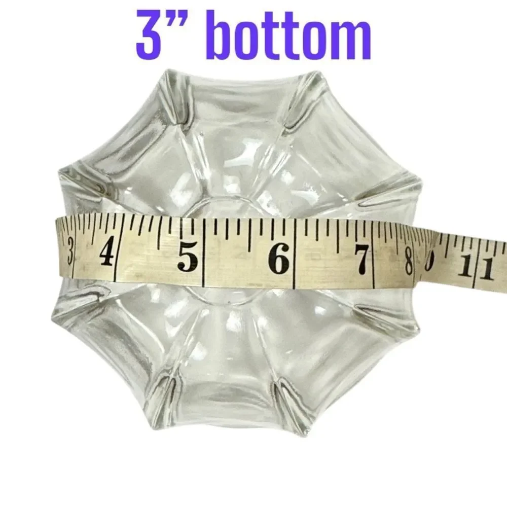 Vintage Indiana Crystal Umbrella Trinket Bowl